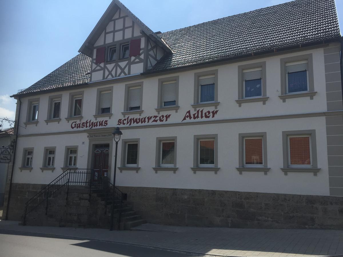 Landgasthof Zum Schwarzen Adler Markt Nordheim Экстерьер фото